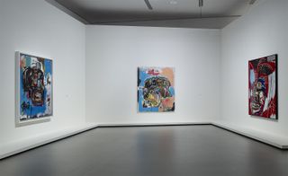 Installation view of ‘Jean-Michel Basquiat’ at Fondation Louis Vuitton, Paris