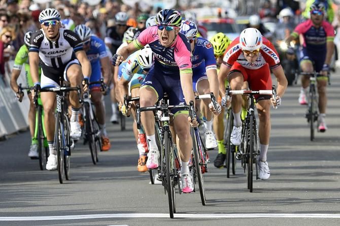 Sacha Modolo (Lampre-Merida) wins stage 2 in Koksijde