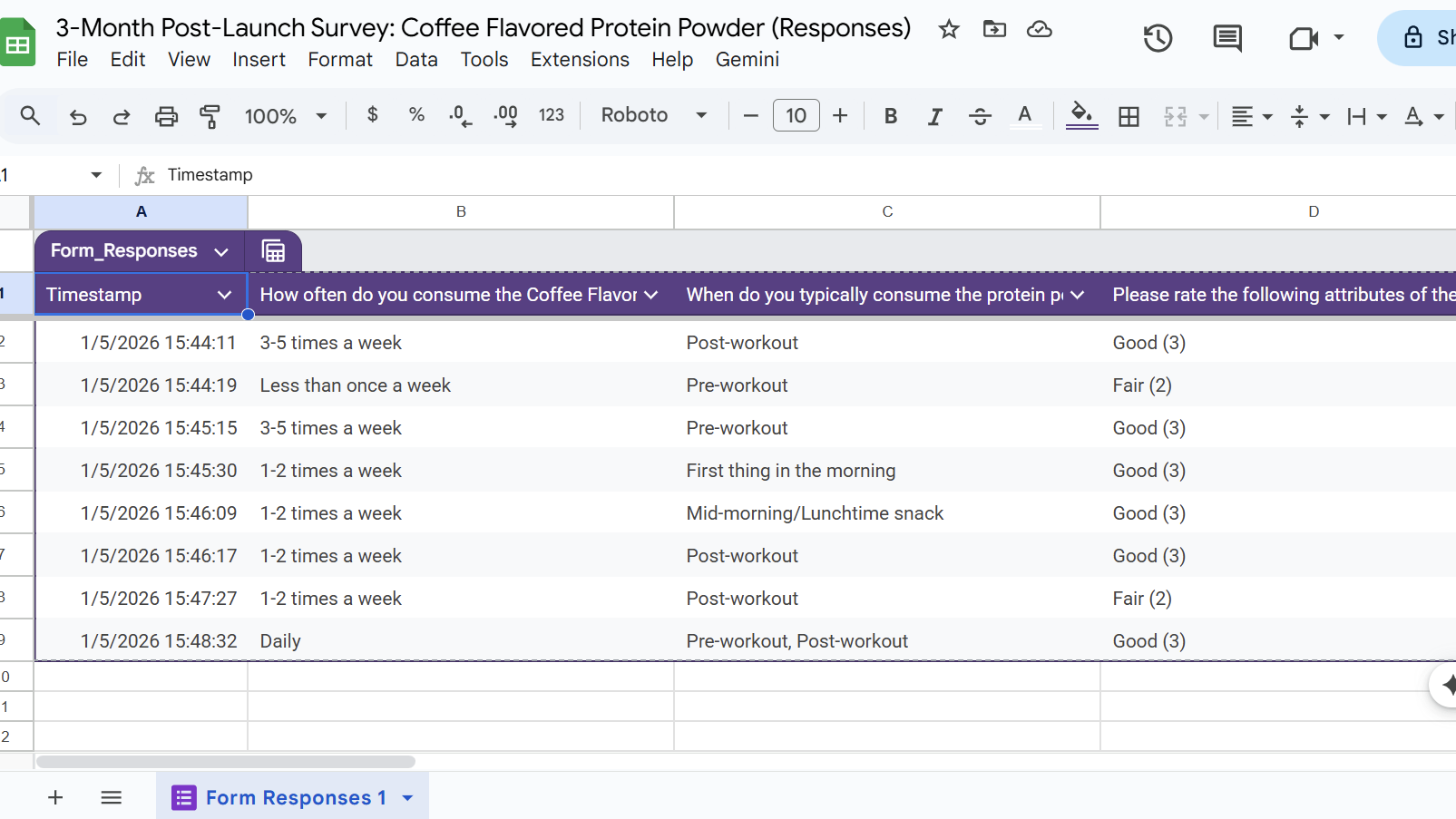 How to use Gemini in Google Forms to auto-build a survey and analyze responses