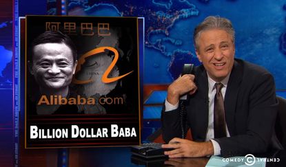 Jon Stewart helpfully explains China's Alibaba to America: 'Craigslist with better graphics'