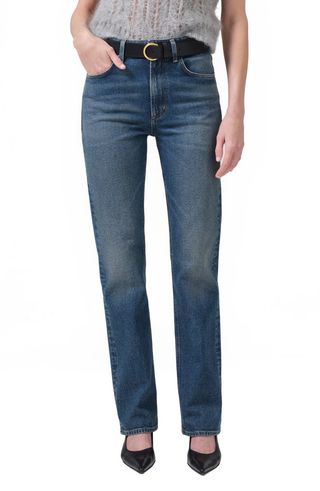 Zurie High Waist Straight Leg Jeans