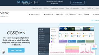 Website screenshot for Plesk.