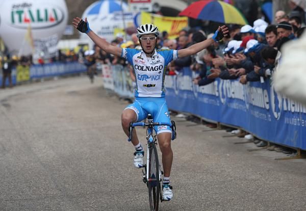 Domenico Pozzovivo (Colnago - CSF Inox) triumphs in Tesero