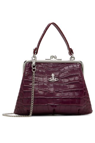 Vivienne Westwood Purple Granny Frame Bag