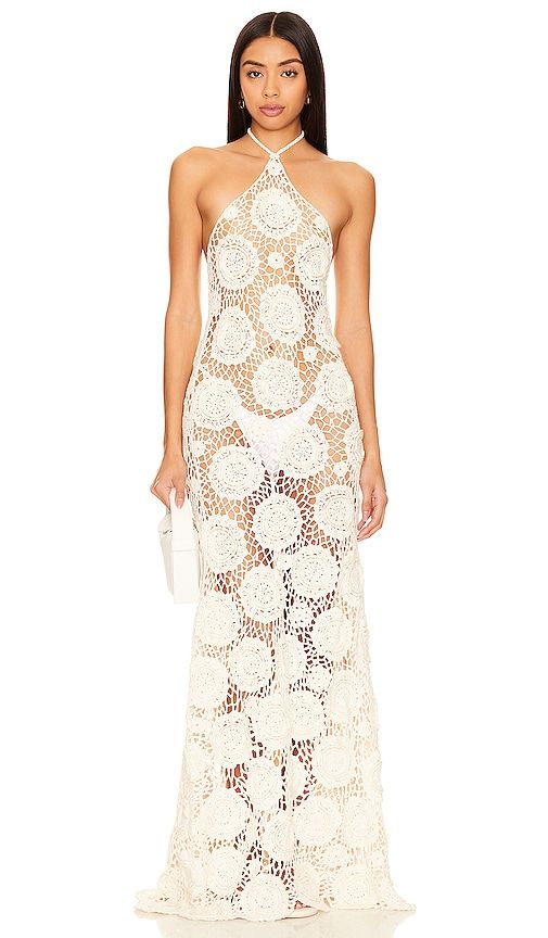 Tularosa Thalassa Floral Crochet Dress