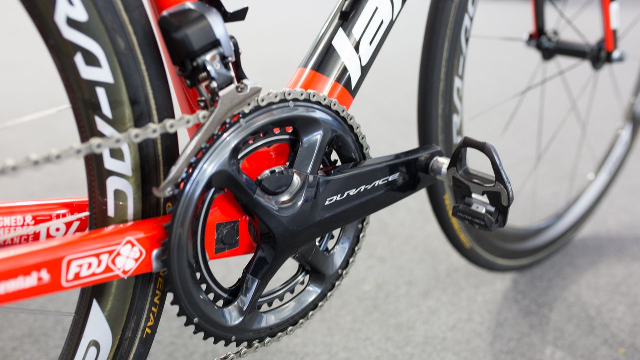 The team was also equipped with Shimano's new powermeter