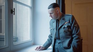 Christian Friedel as Rudolf Höss in "The Zone of Interest"