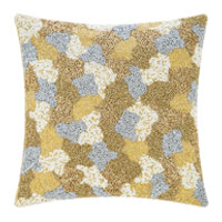 Amara Beaded Cluster Pillow Cover - Gold/Silver | was