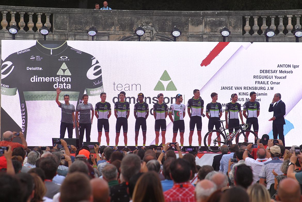 Dimension Data up on stage