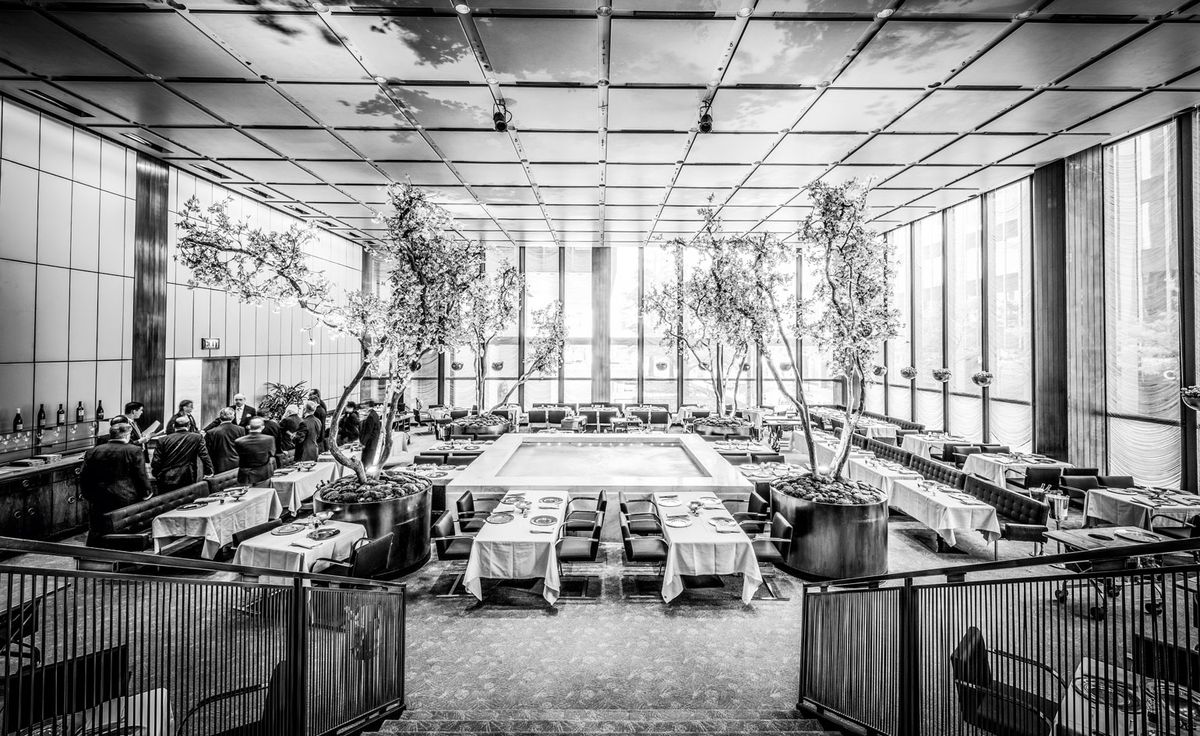 First Glance at the New Bar in the Old Four Seasons Space - The New York  Times