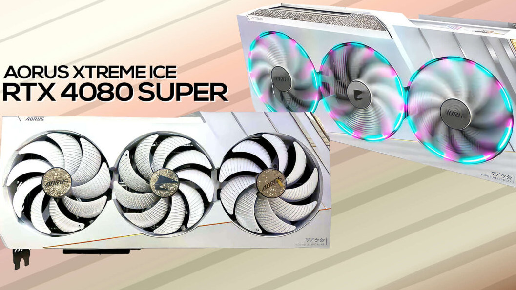 Gigabyte shows off white Aorus Xtreme Ice RTX 4080 Super — limited run with 'very tight' availability expected