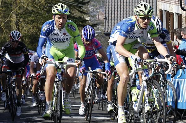 Federico Canuti and Maciej Paterski (Liquigas - Cannondale)
