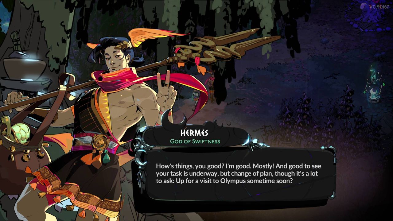 Hades 2 characters Hermes