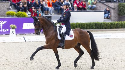 Carl Hester and Fame at the European Dressage Championships 2025