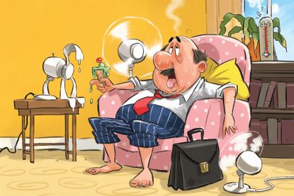 Britain air conditioning concept