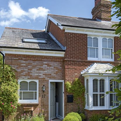 house exterior with white windows