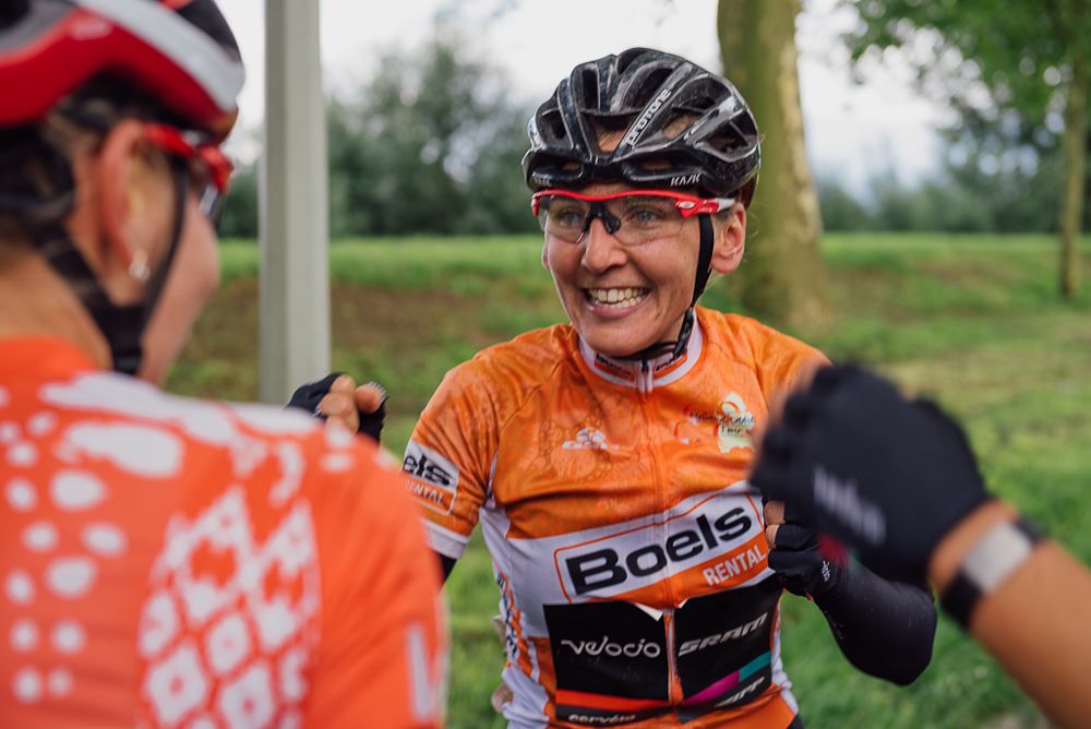 Lisa Brennauer after stage 5.