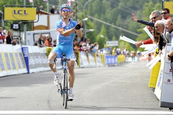Nicolas Vogondy (Bbox Bouygues Telecom) wins the Dauphine stage in Risoul