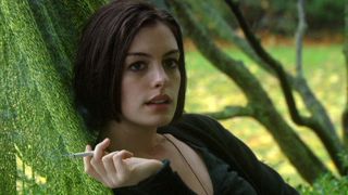 Anne Hathaway smokes a cigarette in 'Rachel Getting Married'