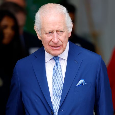  King Charles III (who celebrates his 76th birthday today) departs after formally opening the first Coronation Food Hub in Deptford Trading Estate on November 14, 2024 in London, England.