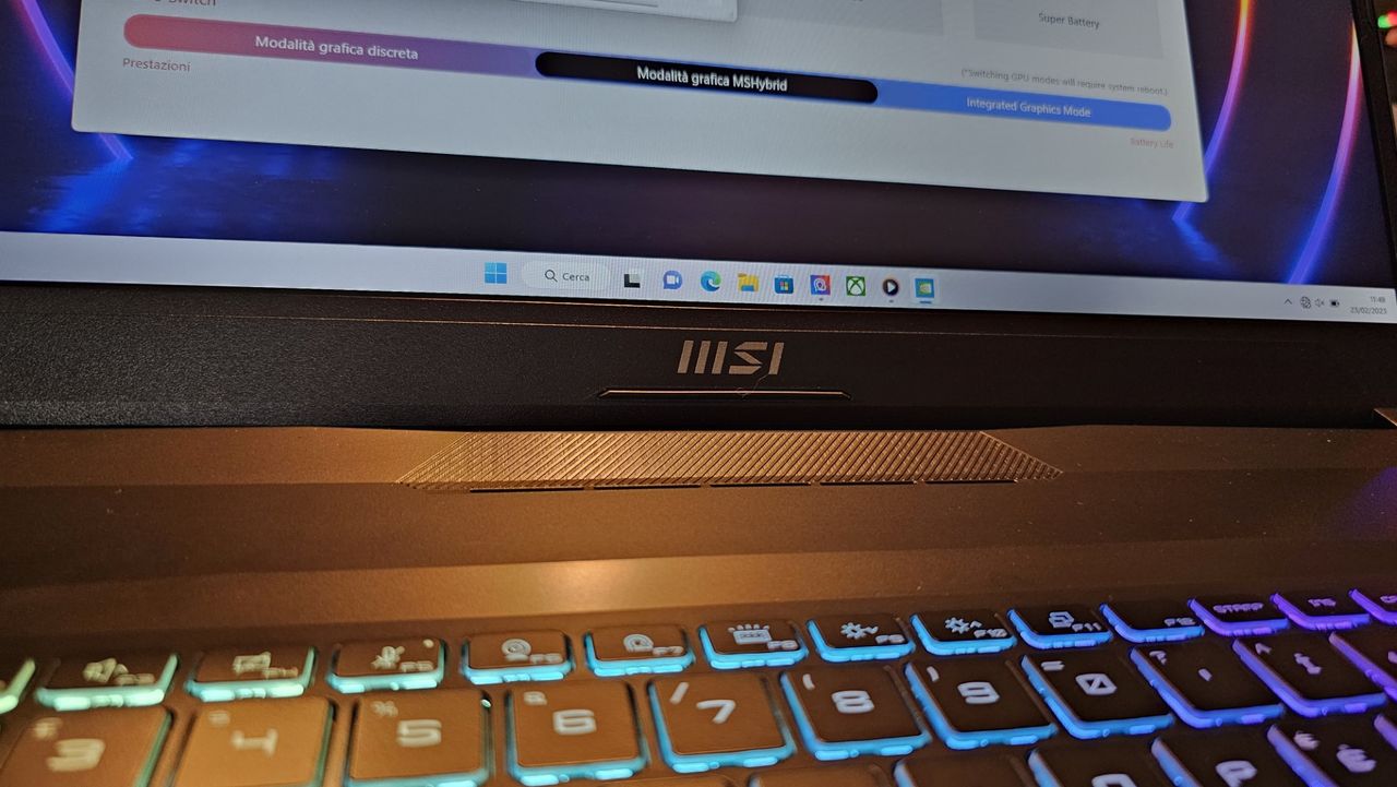 MSI laptops 2023