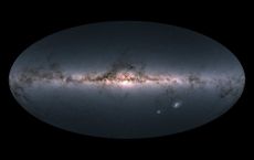 star map of the milky way galaxy, gaia