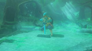 The Legend of Zelda: Breath of the Wild underwater