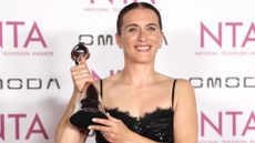 Vicky McClure pose with the Drama Performance&rsquo; Award during the National Television Awards 2026 at The O2 Arena on September 08