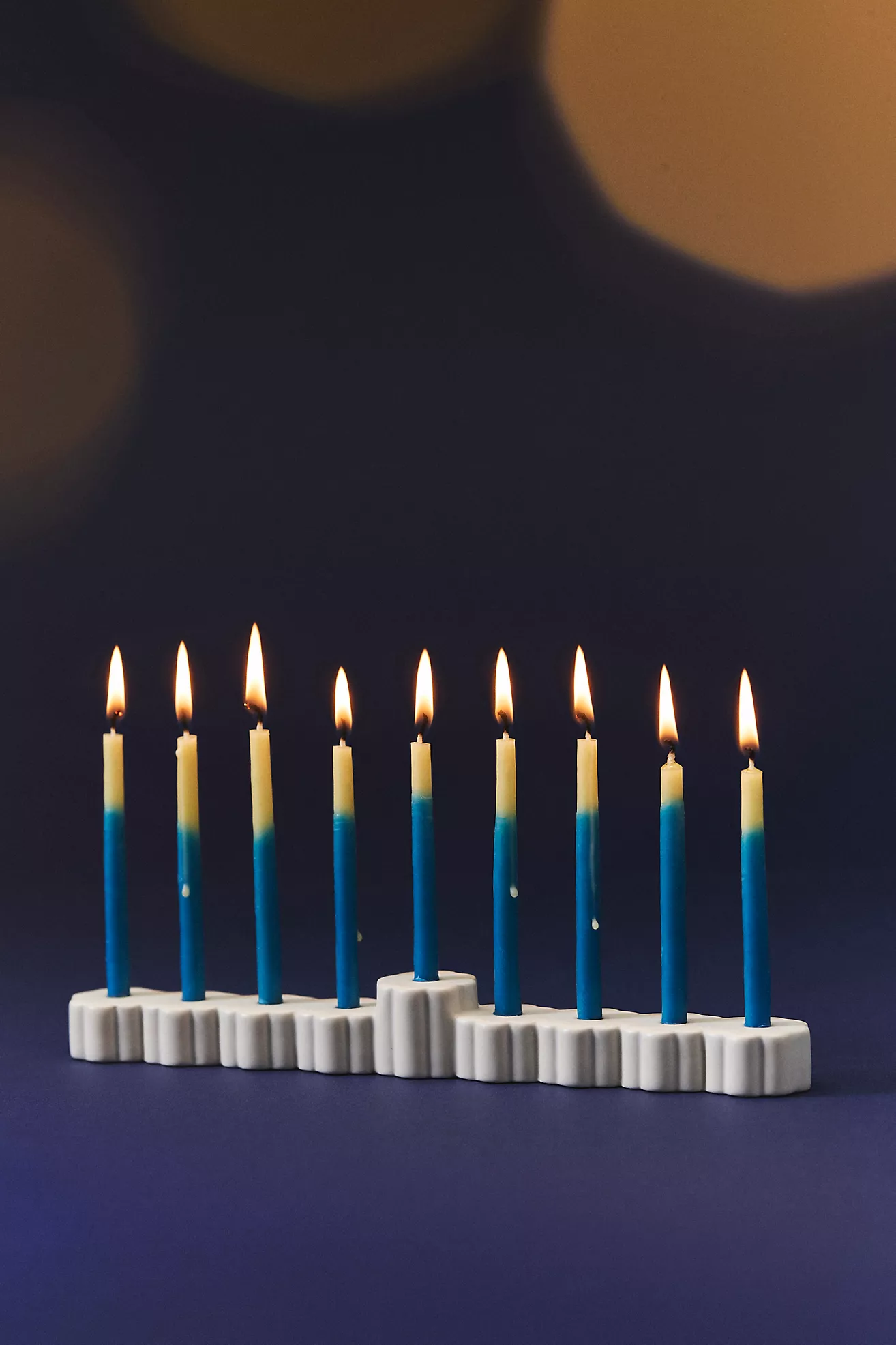 Fleur Hanukkah Menorah