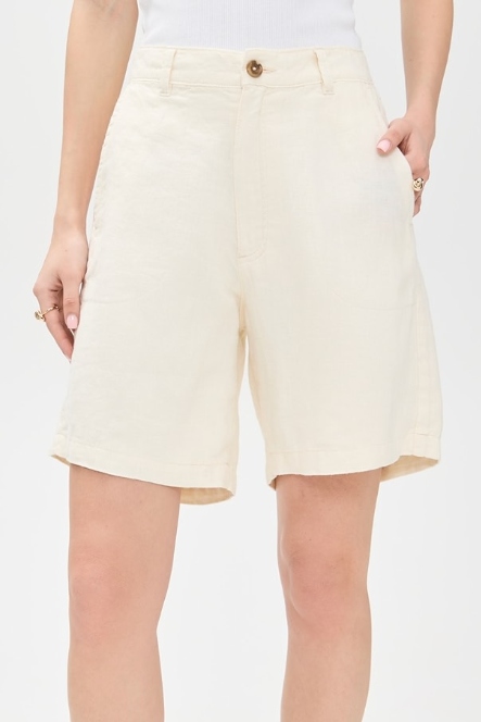 Dl1961 Taylor Ultra High Rise Linen Shorts