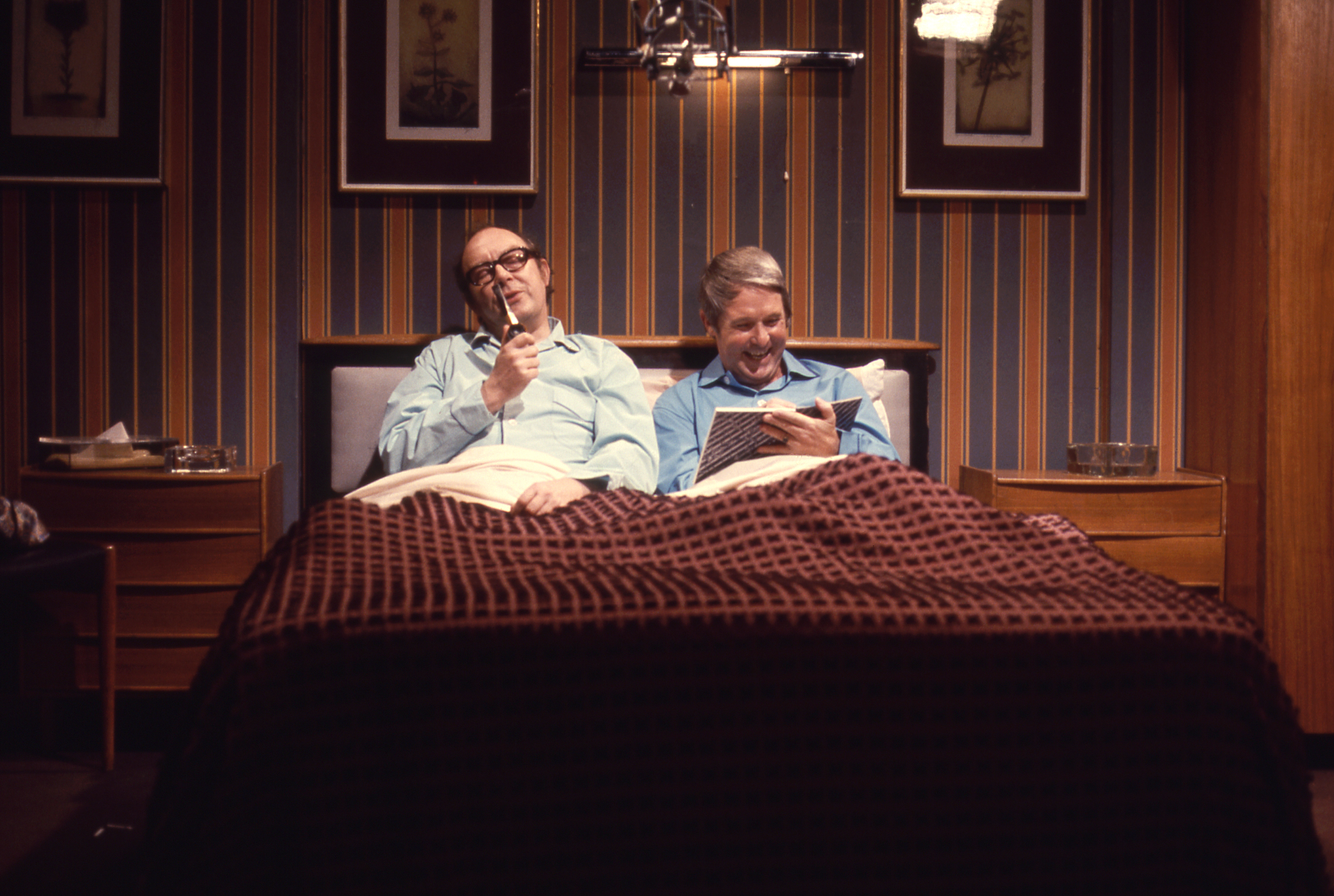 TV tonight Bringing us sunshine: Eric and Ernie.