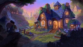 Concept artwork for World of Warcraft's Player Housing feature.