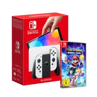 Nintendo Switch OLED (Wei&szlig;) mit Mario + Rabbids: Sparks of Hope

Jetzt f&uuml;r nur 359,00&euro;!