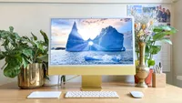 Apple iMac 24-inch on a desk
