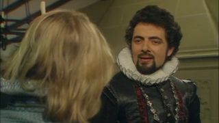 Edmund Blackadder and Bob, from Blackadder II