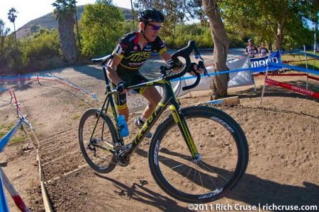 Ryan Trebon (LTS-Felt) alone in the lead.