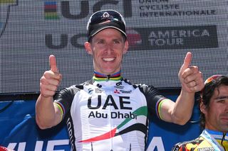 Rui Costa (UAE Abu Dhabi) wins the Alto Colorado stage of Vuelta a San Juan