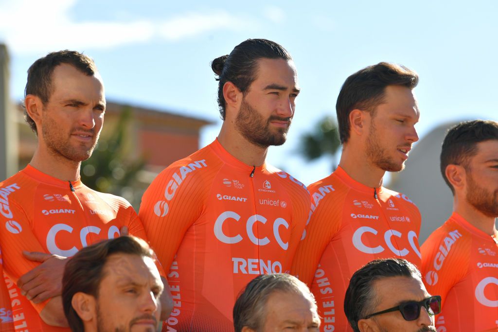 Guillaume Van Keirsbulck in the CCC Team photo