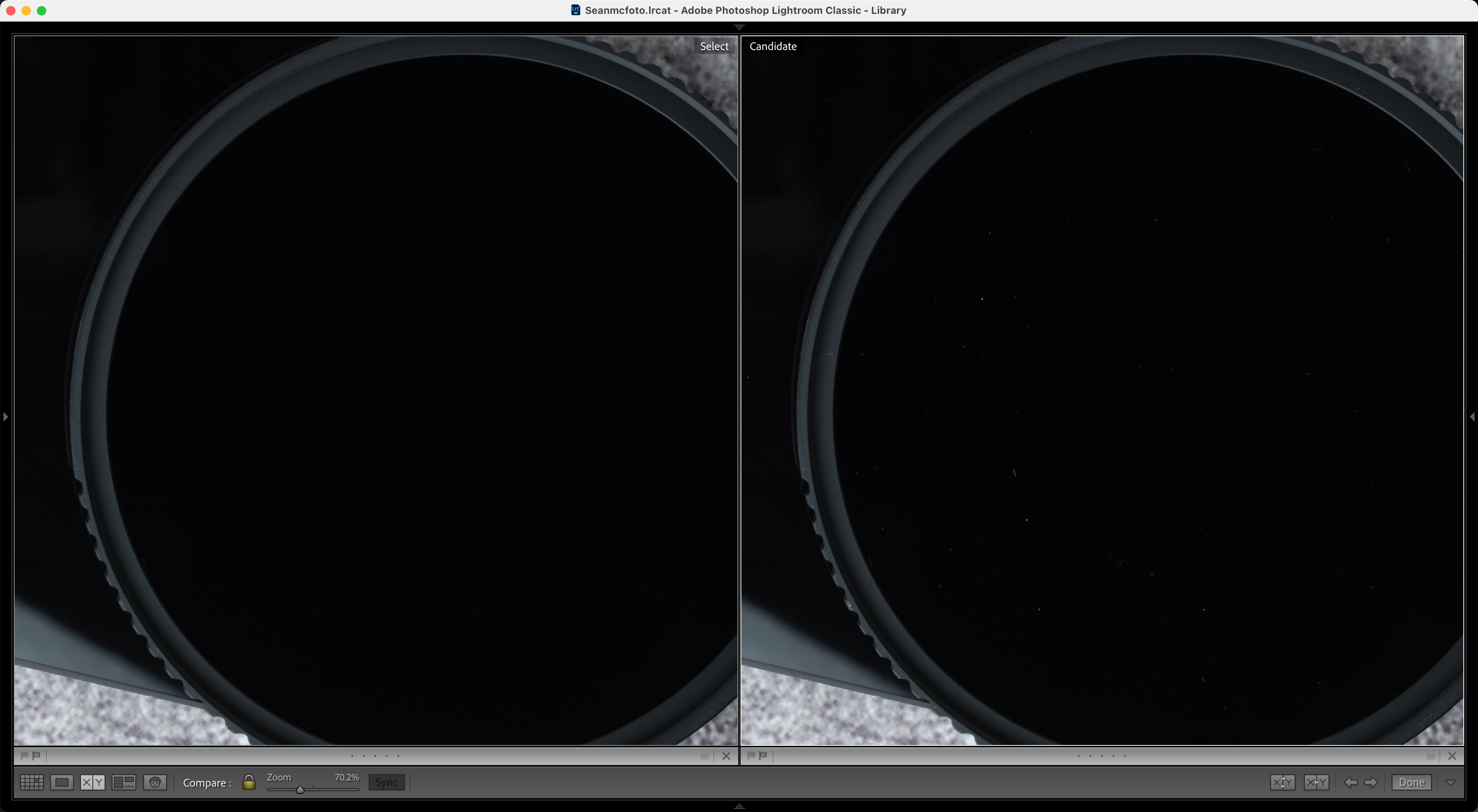 Retouch4me Dust software in use
