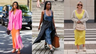 What to wear over a slip dress
