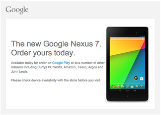 Google Play email