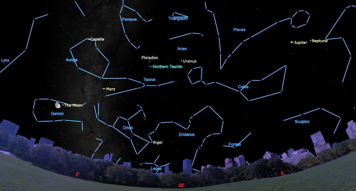Watch for fireballs as the Northern Taurid meteor shower peaks tonight (Nov. 12)