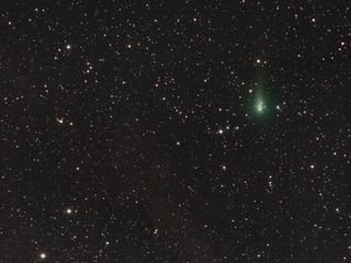 Astrophotographer Ron Brecher, who's based in Guelph, Ontario, Canada, took this photo of Comet Atlas on April 10, 2020.