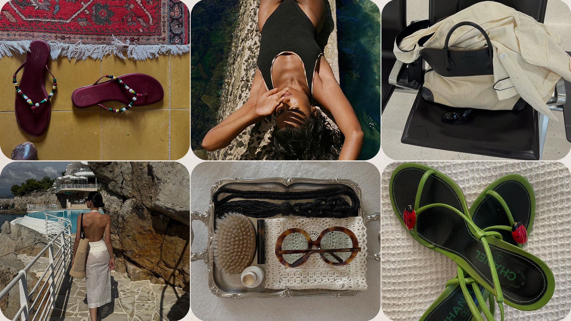 Collage of vacation It items 2026.