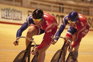 Sir Chris Hoy led the British to victory in the men's team sprint