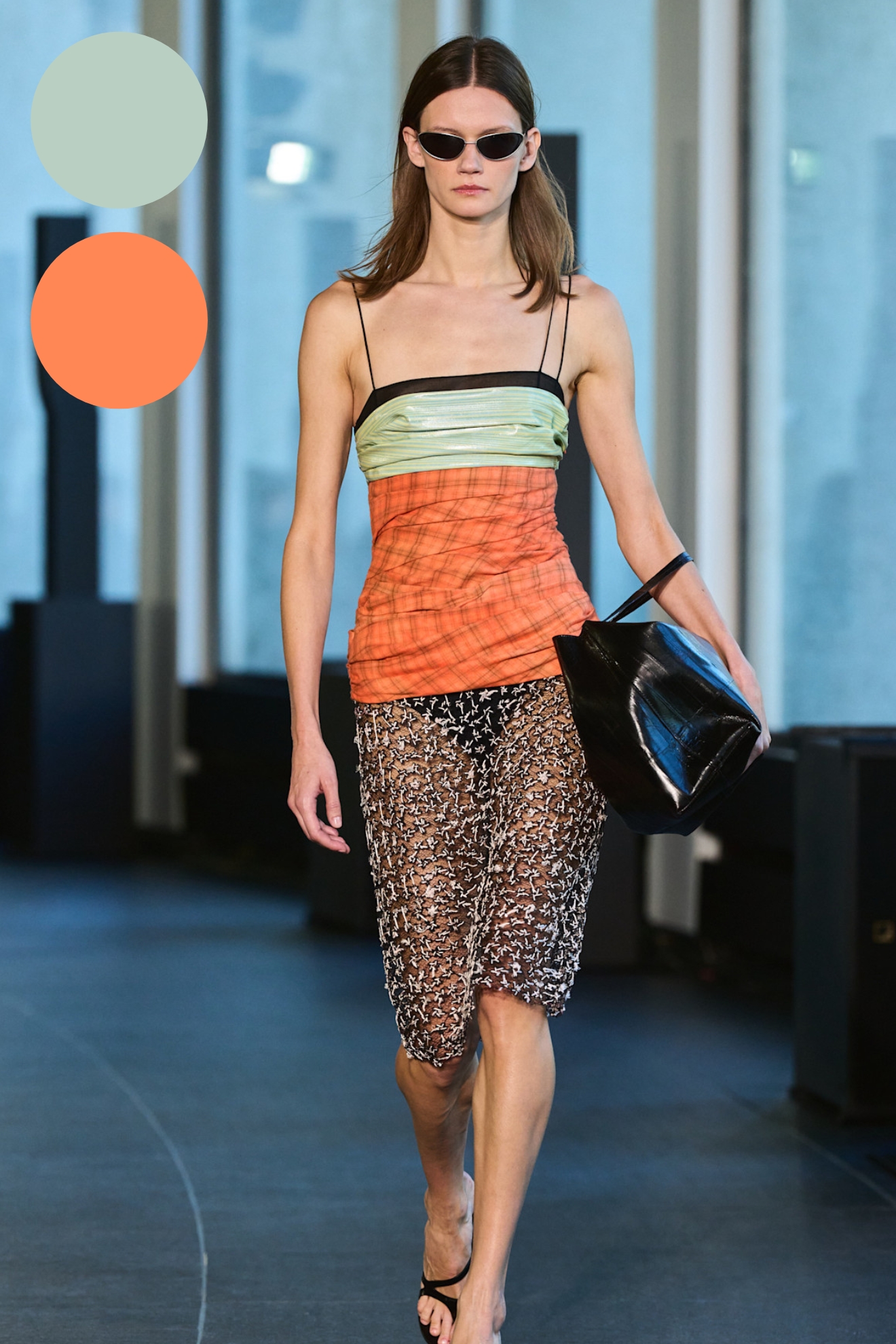 Christopher Esber green and orange summer colour combinations