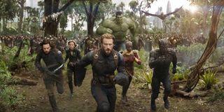 The shot from infinity War's trailer