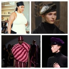 Hats from the fall winter runways 2024