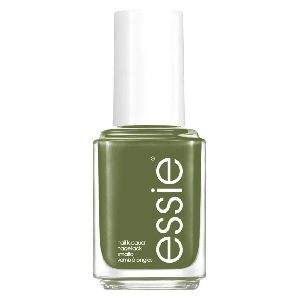 Essie Nail Polish 789 Win Me Over, Muted Khaki Green Colour, High Shine and High Coverage 13.5 Ml
