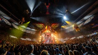 Aerosmith onstage in Philadelphia